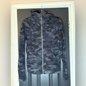 Lululemon Full Zip Camo Scuba